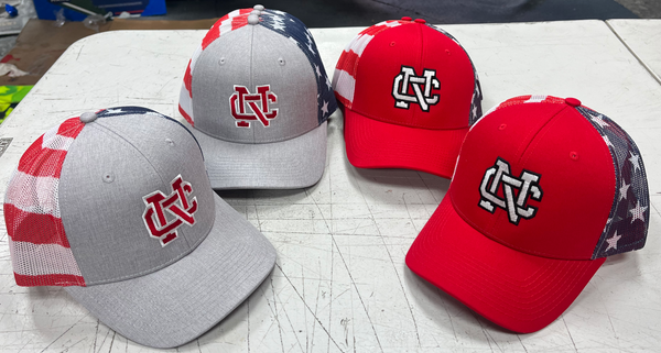 North Catholic Flag Snapback Mesh Hat