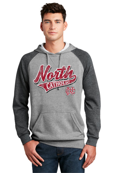 Vintage Lightweight Fleece Raglan Hoodie