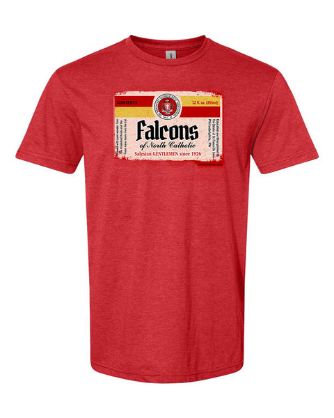 FALCONS of North Catholic Beer Label Tee 2022